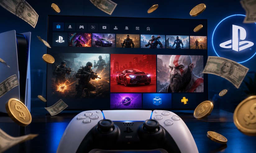 Imagem ilustrativa sobre Sony quer ganhar mais com cada jogador PS5, enquanto The Blood of Dawnwalker não atinge 60fps nem no PS5 Pro