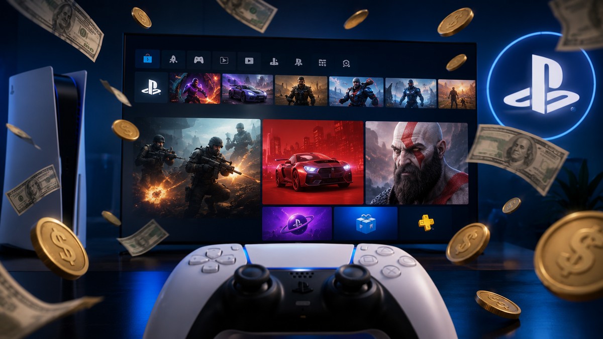 Sony quer tirar ainda mais dinheiro dos jogadores colocando anúncios no PlayStation