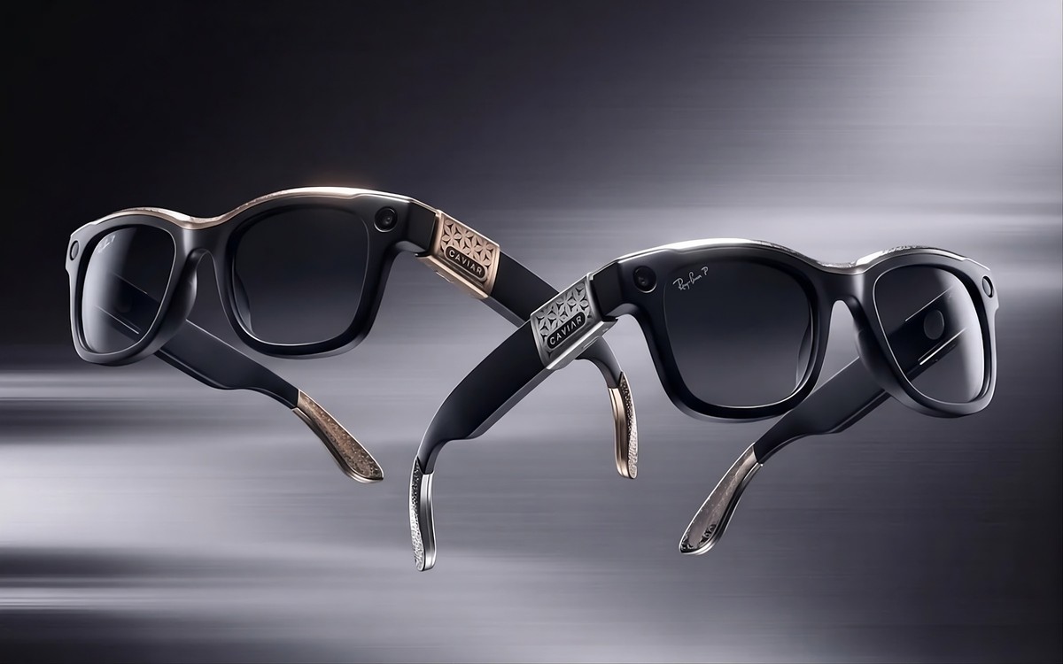 Caviar lança edição de luxo dos óculos Ray-Ban Meta com ouro 24k e couro