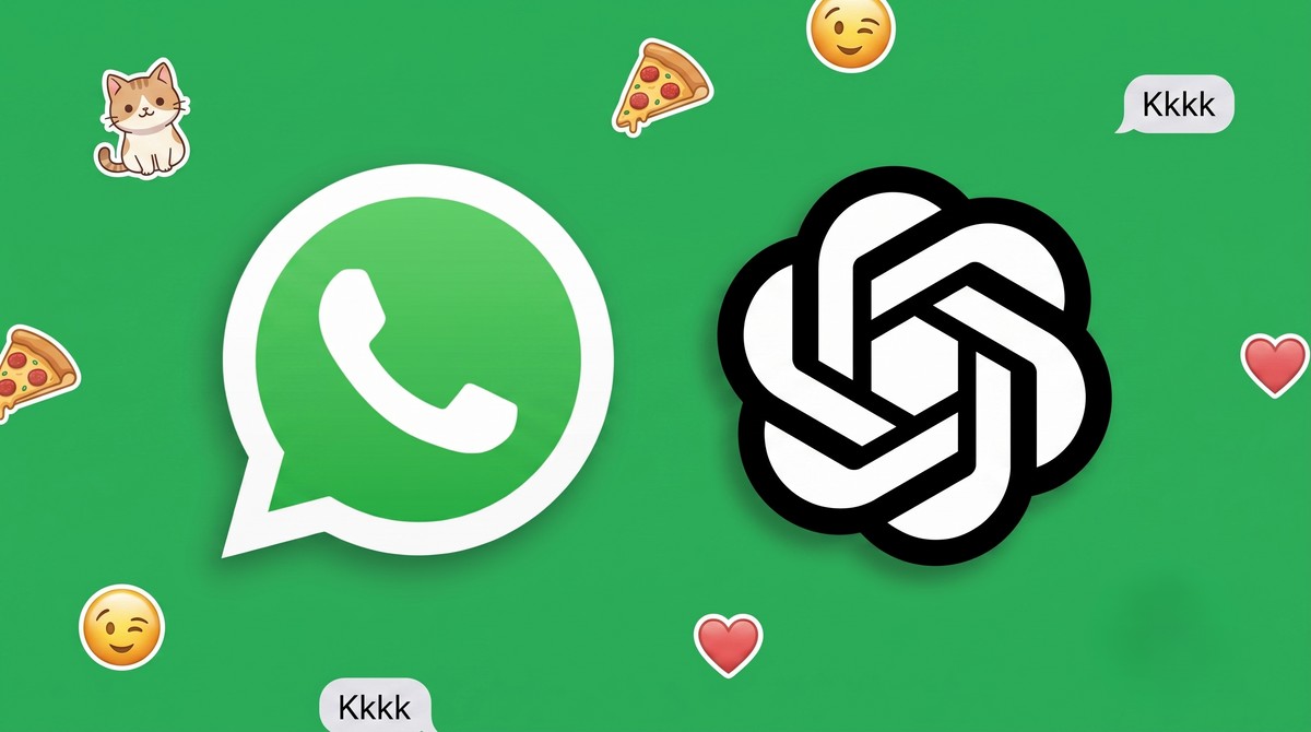 Sem gambiarra: ChatGPT vai permitir criar e enviar figurinhas direto para o WhatsApp