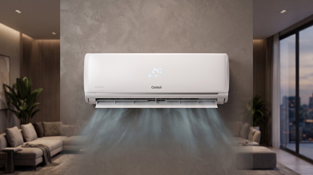 Prepare-se para o verão: ar-condicionado Consul Dual Inverter de 12.000 BTUs em oferta