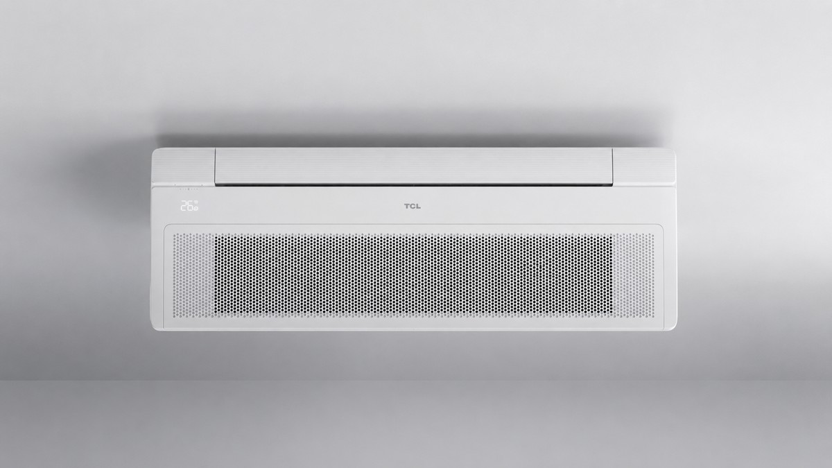 TCL lança ar-condicionado ultrafino Cassete 1 Via AI de 13 cm e economia de até 37%