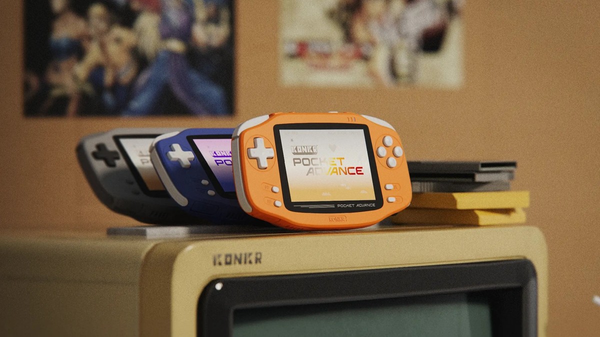 KONKR Pocket Advance: clone do Game Boy Advance ganha nova cor e supera 15 mil vendas