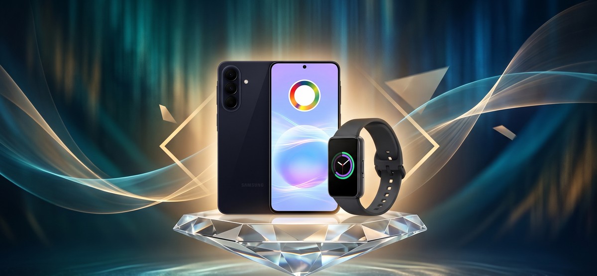 Galaxy A57 + Fit 3: promoção traz combo da Samsung com muito desconto