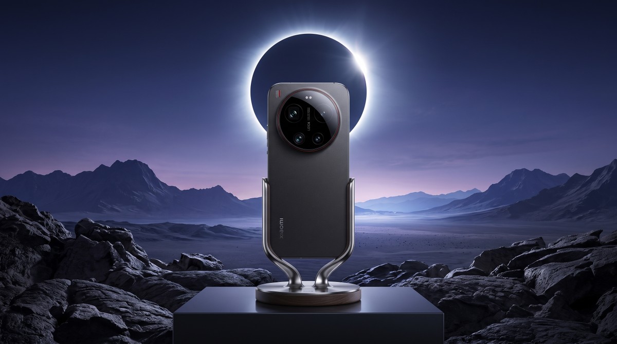 Xiaomi 17 Ultra confunde o Sol com a Lua e inventa detalhes em foto de eclipse