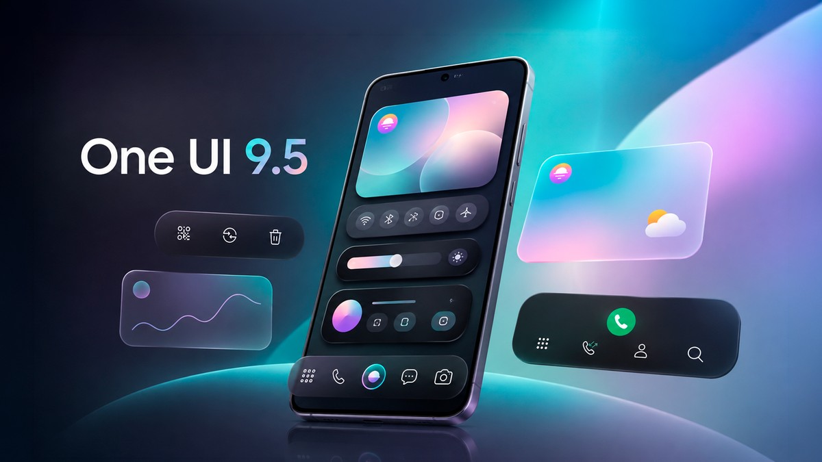 One UI 9.5: vazamento destaca design elegante e mudanças visuais