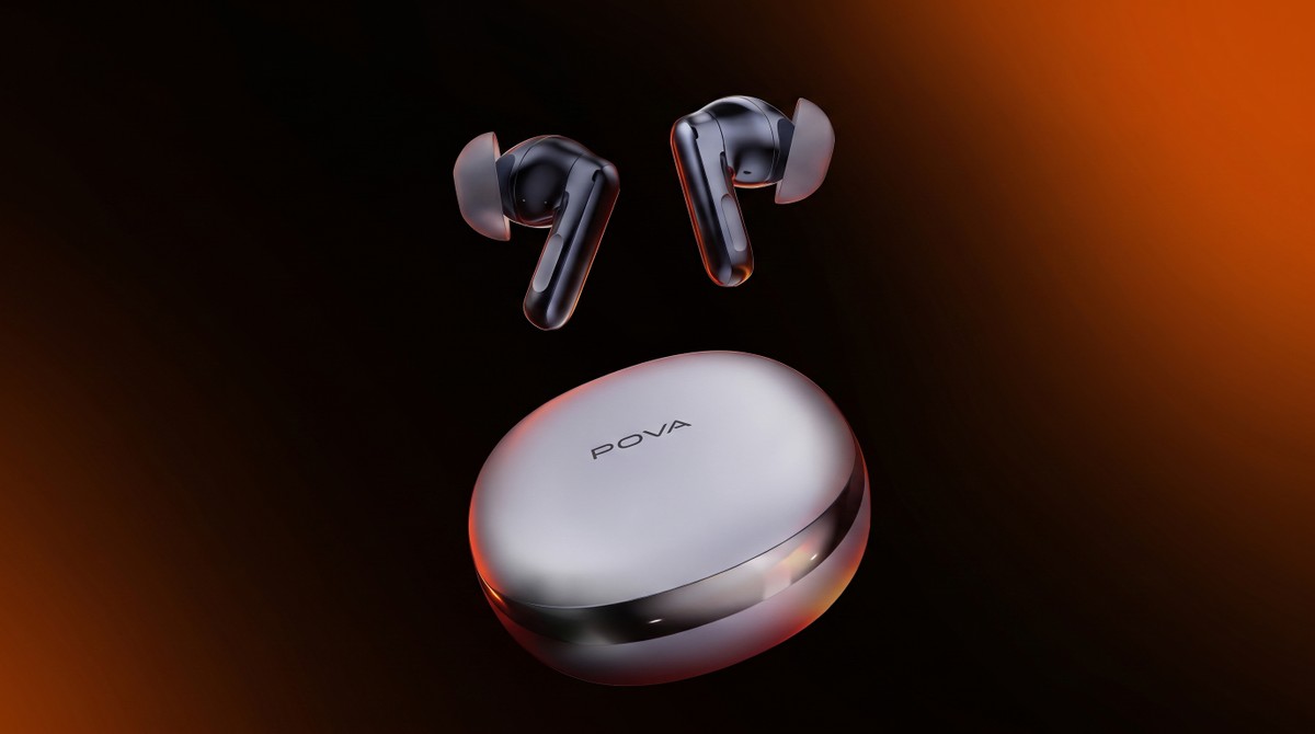 Novos POVA AI Buds Pro gravam áudio sem celular e oferecem bateria de 40 horas