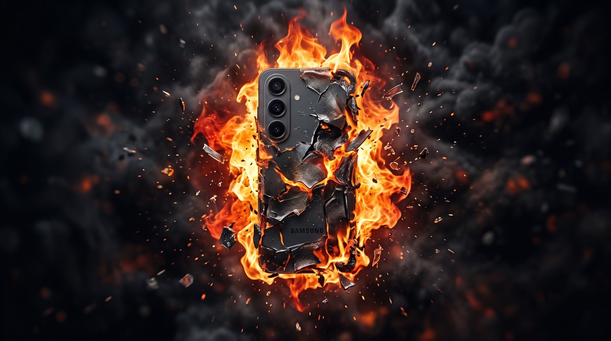 Comprado há um mês, celular Samsung teria explodido no bolso e ferido usuário