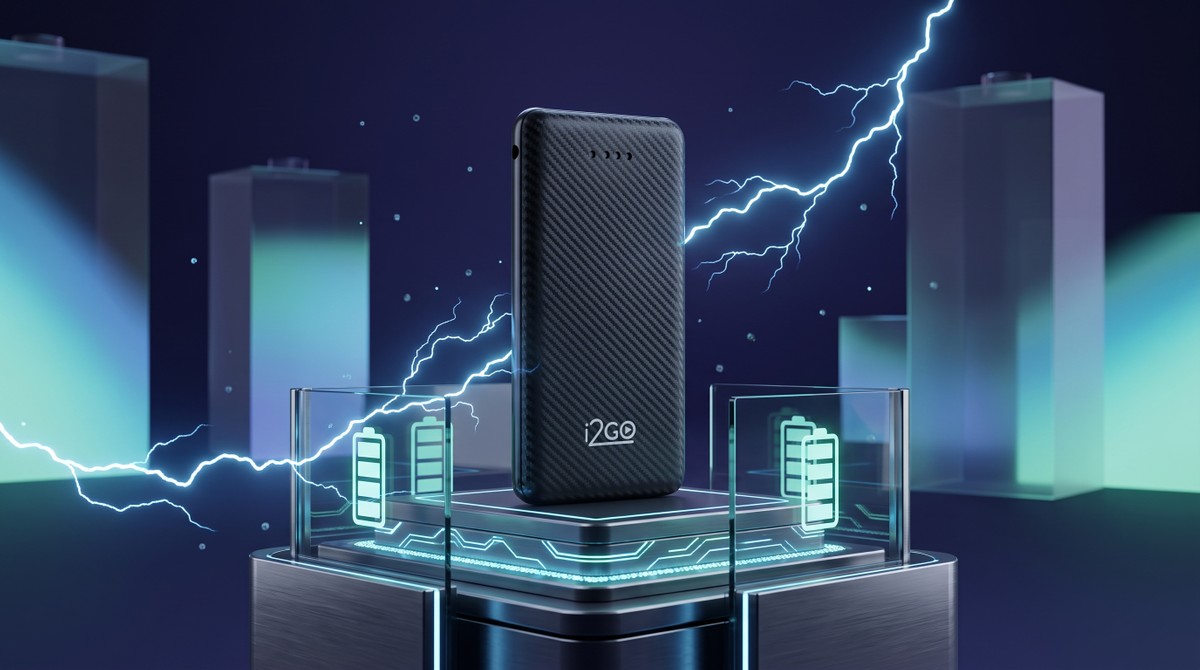 Power bank i2GO em oferta: design compacto e 10.000 mAh por menos de R$ 70