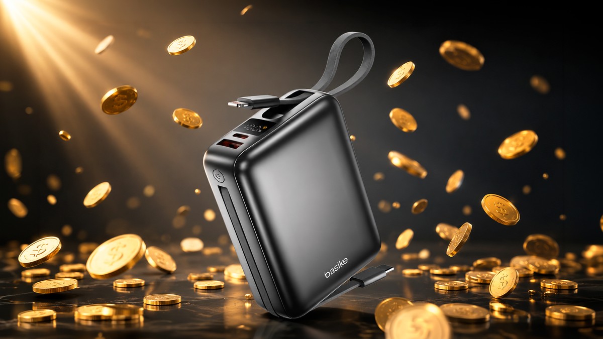 Precinho que cabe no bolso! Power bank Basike de 20.000 mAh por R$ 155 na Amazon