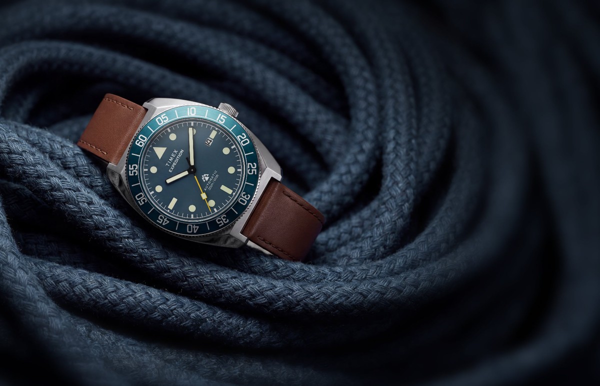 Timex lança relógios de mergulho Expedition Pioneer Automatic em aço inoxidável