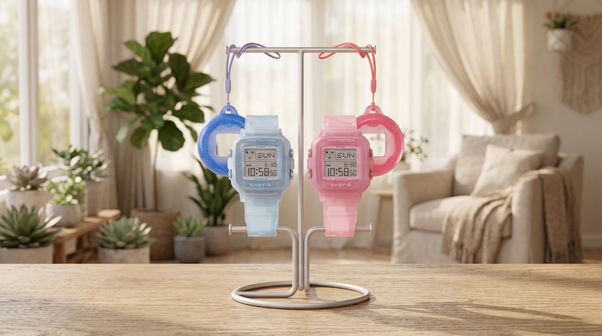 Casio aposta em versatilidade e lança relógios compactos que viram chaveiros