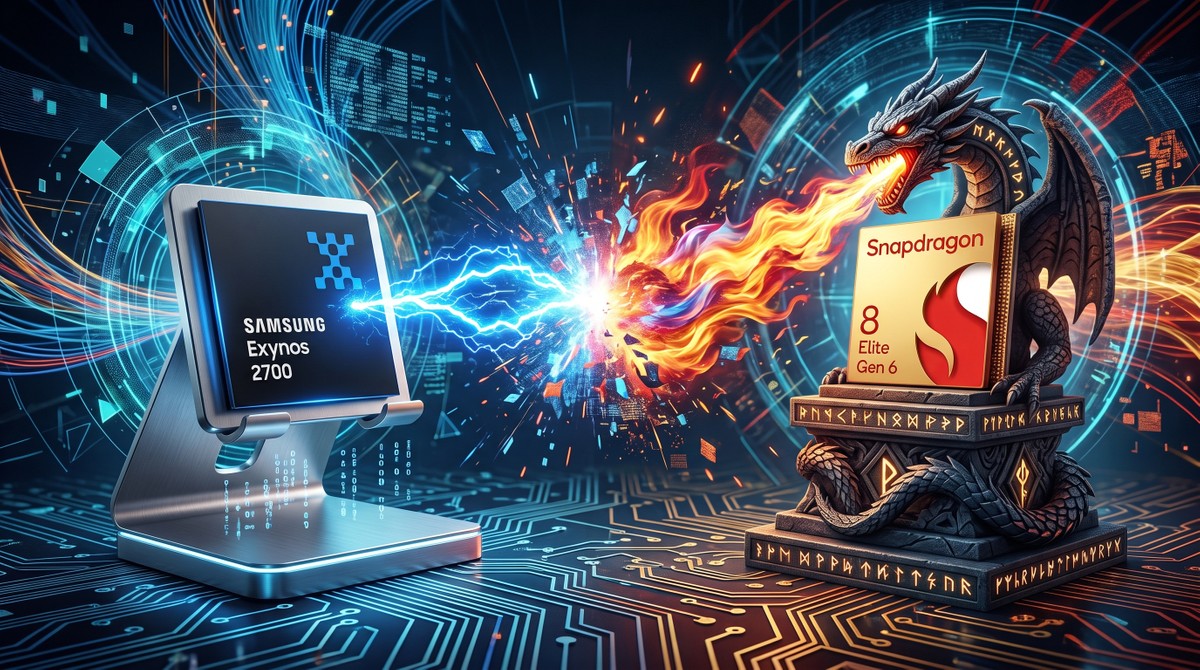 Galaxy S27: Exynos 2700 supera Snapdragon 8 Elite Gen 6 em testes vazados da Samsung