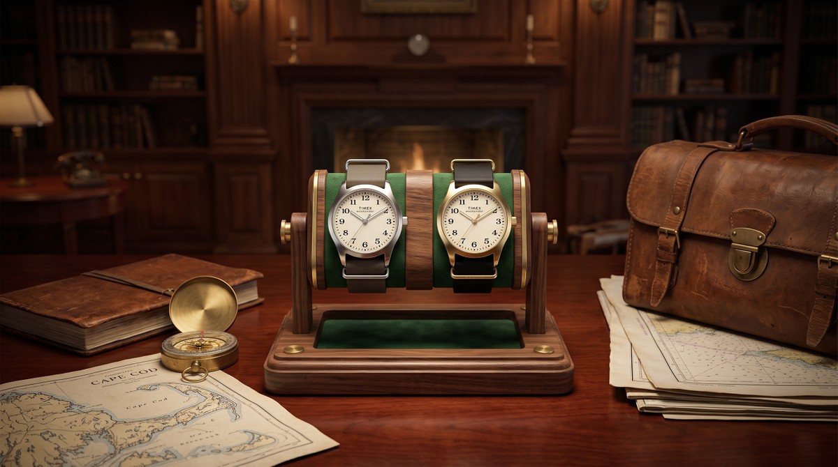 Retrô e compacto: Timex lança relógios Weekender de 34 mm com couro ecológico