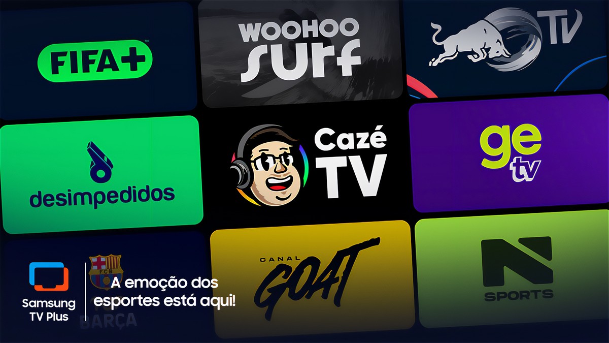 Para quem respira esportes: Samsung TV Plus libera 20 canais de esportes de graça