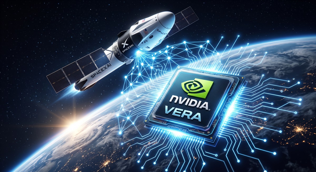 NVIDIA e SpaceXAI unem forças: chips Vera levarão IA ao espaço