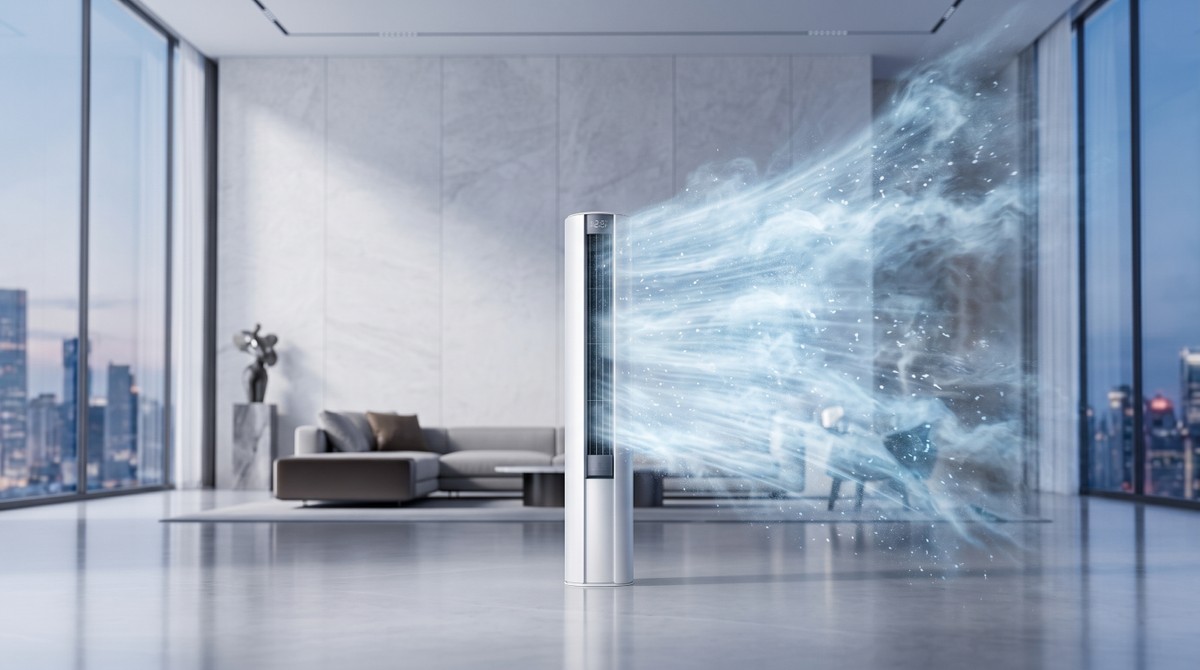 Xiaomi lança ar-condicionado vertical capaz de gelar salas grandes em apenas 30 segundos