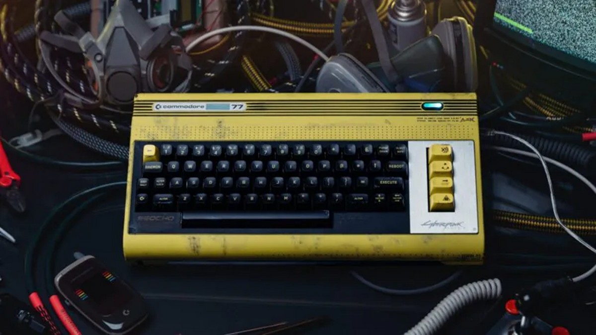 Commodore lança computador retrô incrível inspirado em Cyberpunk 2077