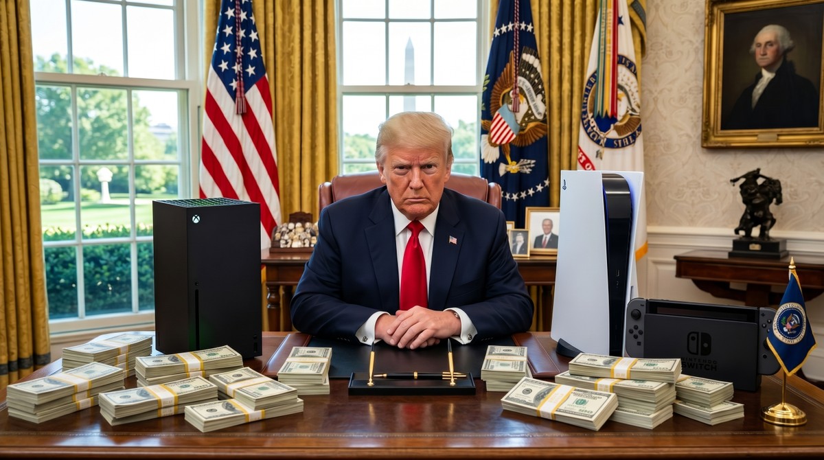 PS5, XBOX e Switch mais caros: Trump estuda novas tarifas e ameaça mercado de games