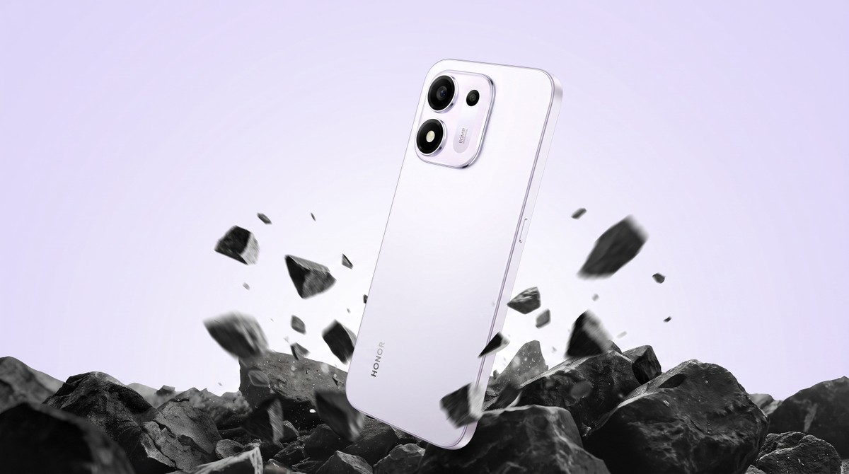 Honor 600S 5G traz botão físico para funções de IA, chip Snapdragon e bateria de 8.100mAh