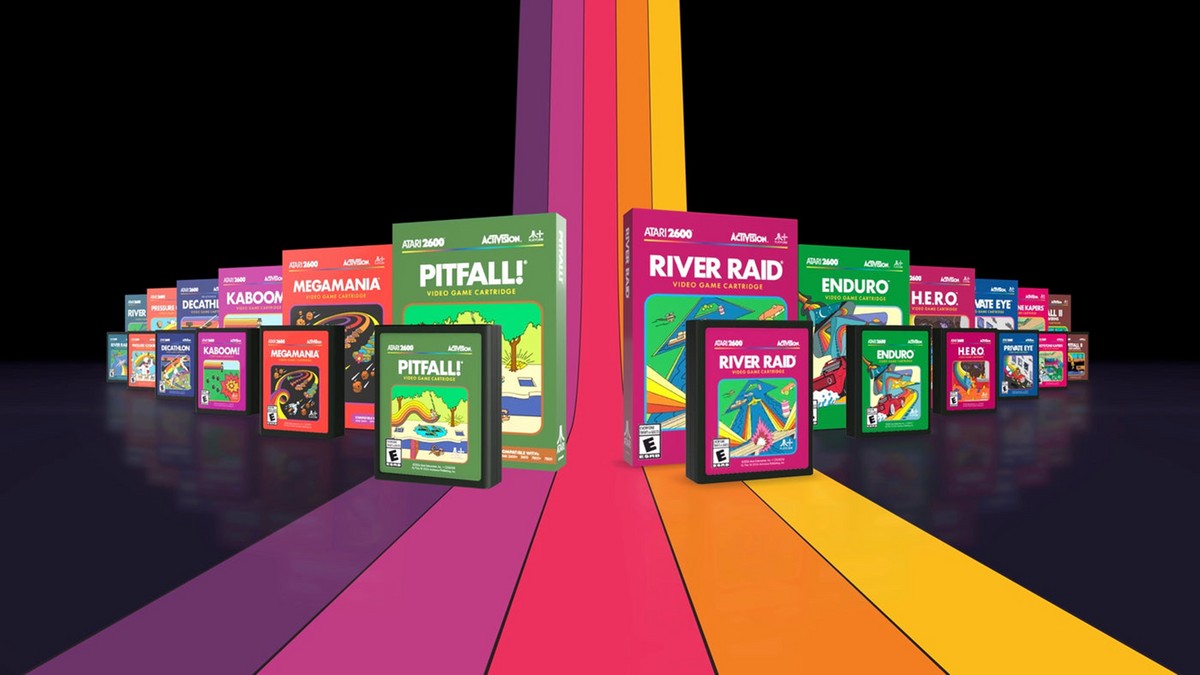 Atari e Activision se unem para trazer de volta 39 clássicos do passado em formato de cartucho