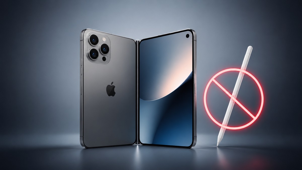 iPhone Ultra dobrável não deve vir acompanhado de uma Apple Pencil