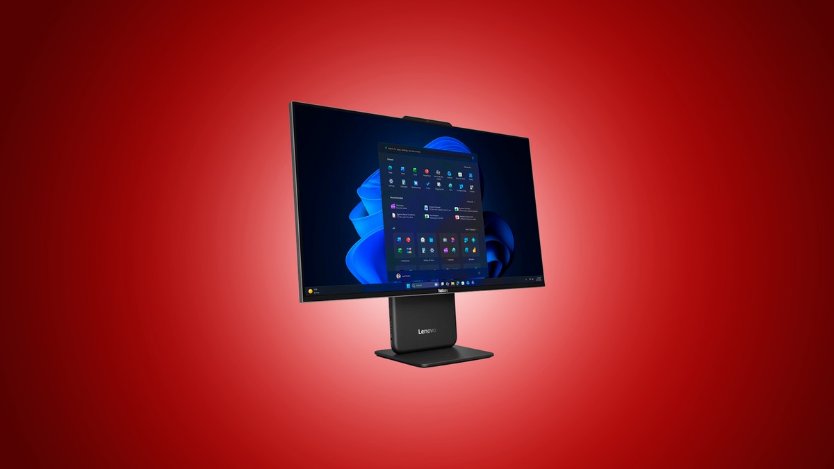 Lenovo revela novo ThinkCentre AIO com chips Intel Core 300, 32 GB de RAM e tela de 120 Hz