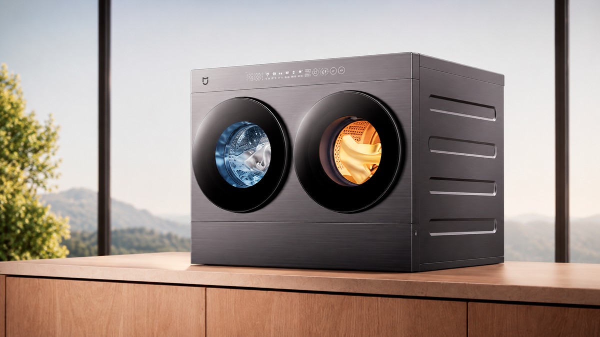 Xiaomi lança mini máquina que lava e seca roupas em apenas 40 minutos