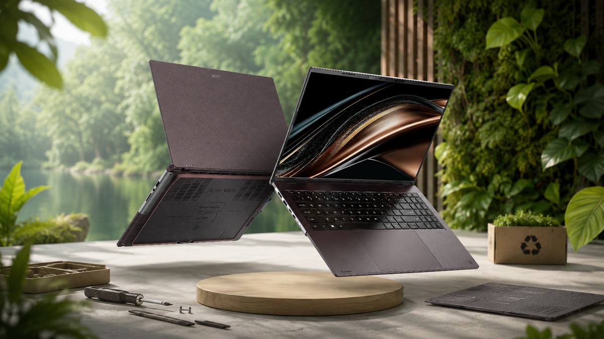 Acer apresenta notebook Vero 16 com foco em reparabilidade e desempenho impulsionado por IA