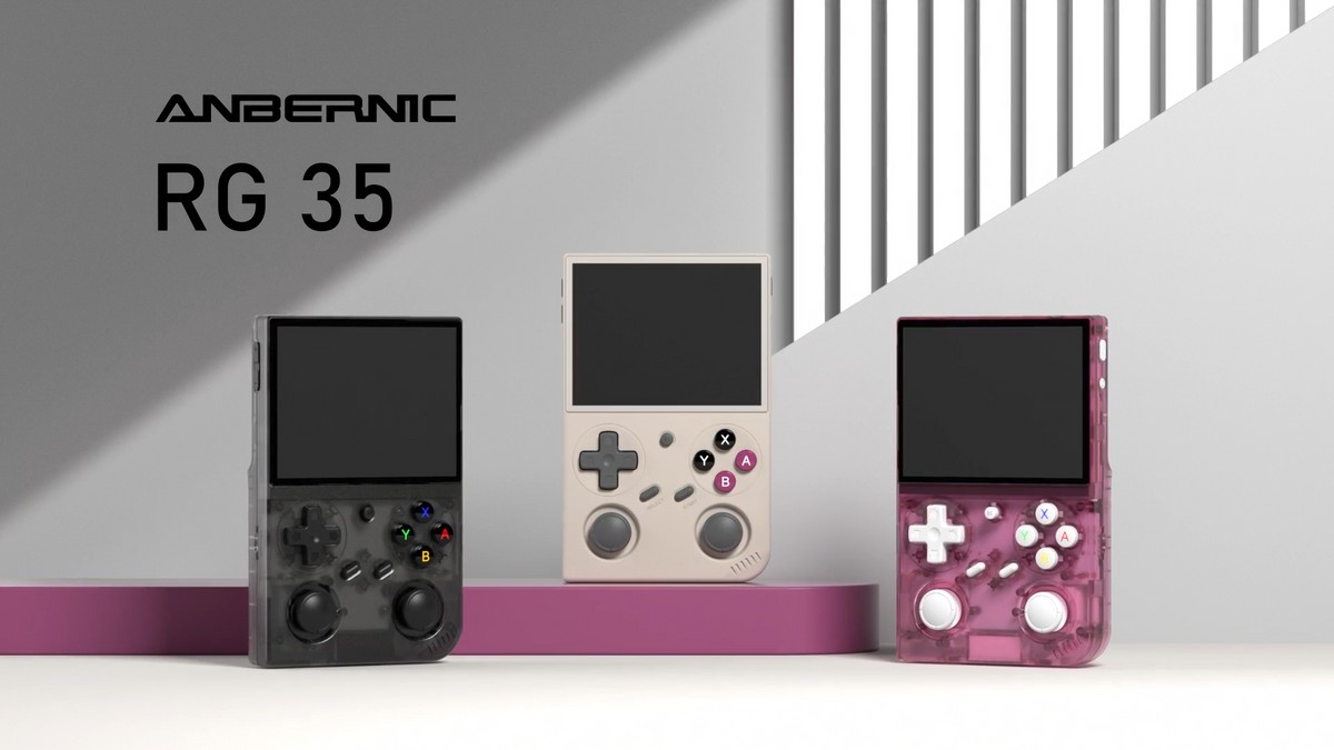 Novo portátil Anbernic RG 35 une visual clássico do Game Boy a controles analógicos duplos