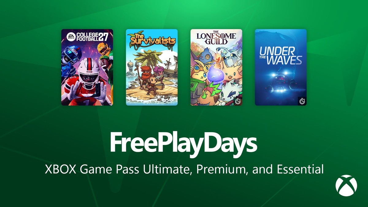 Xbox libera quatro jogos de graça para aproveitar no fim de semana