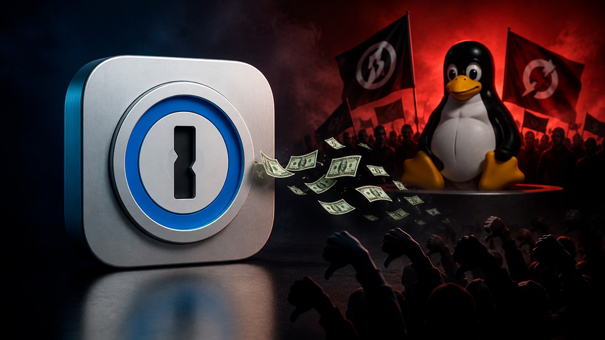 1Password doa milhões a projeto Linux de extrema direita e gera onda de cancelamentos