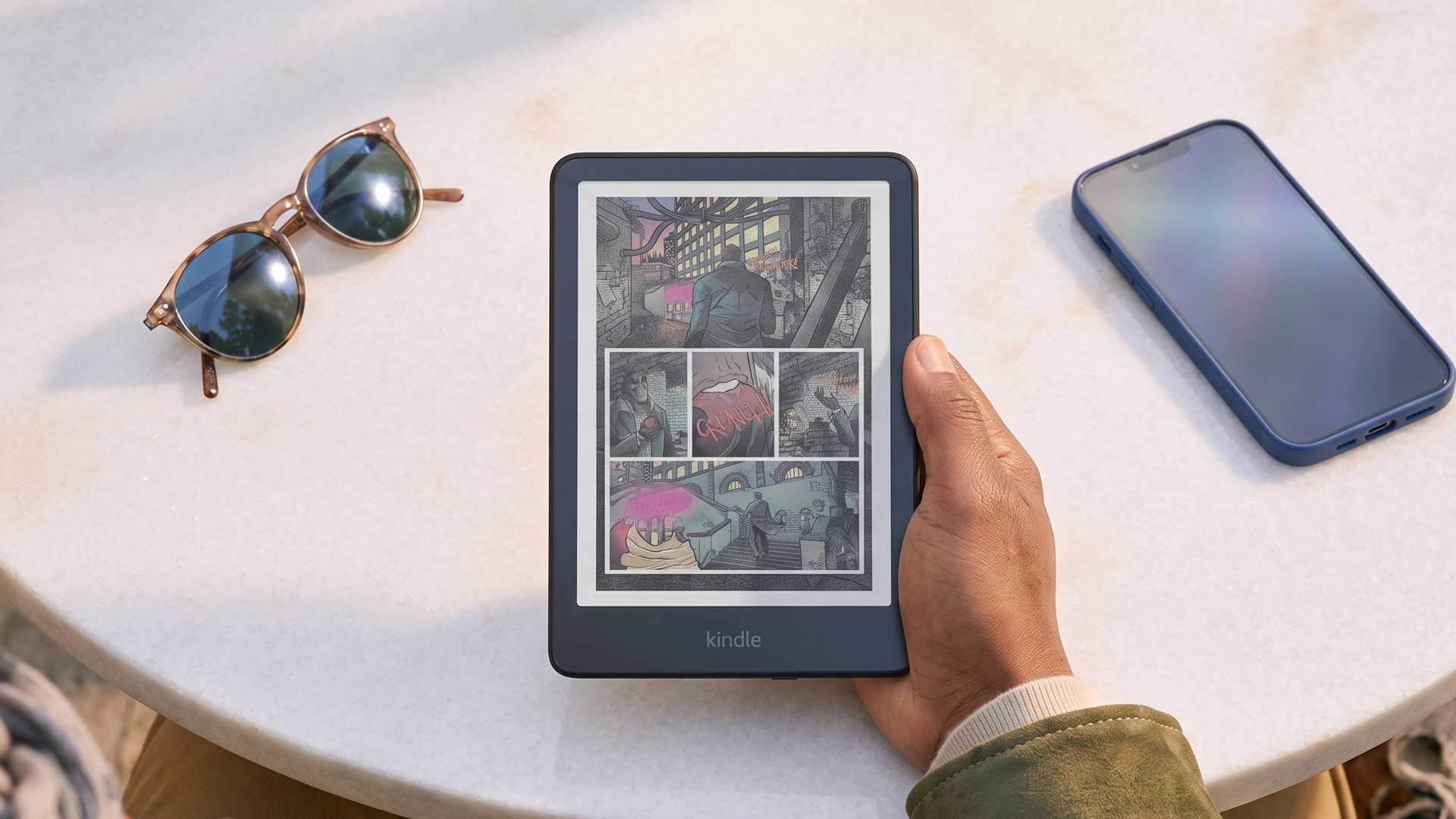 Kindle com tela colorida: versão Colorsoft Signature de 32 GB
