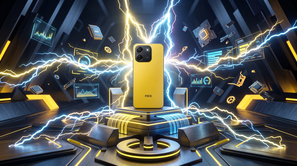 POCO X8 Power estreia com bateria de 10.000 mAh, chip Snapdragon e IP69K