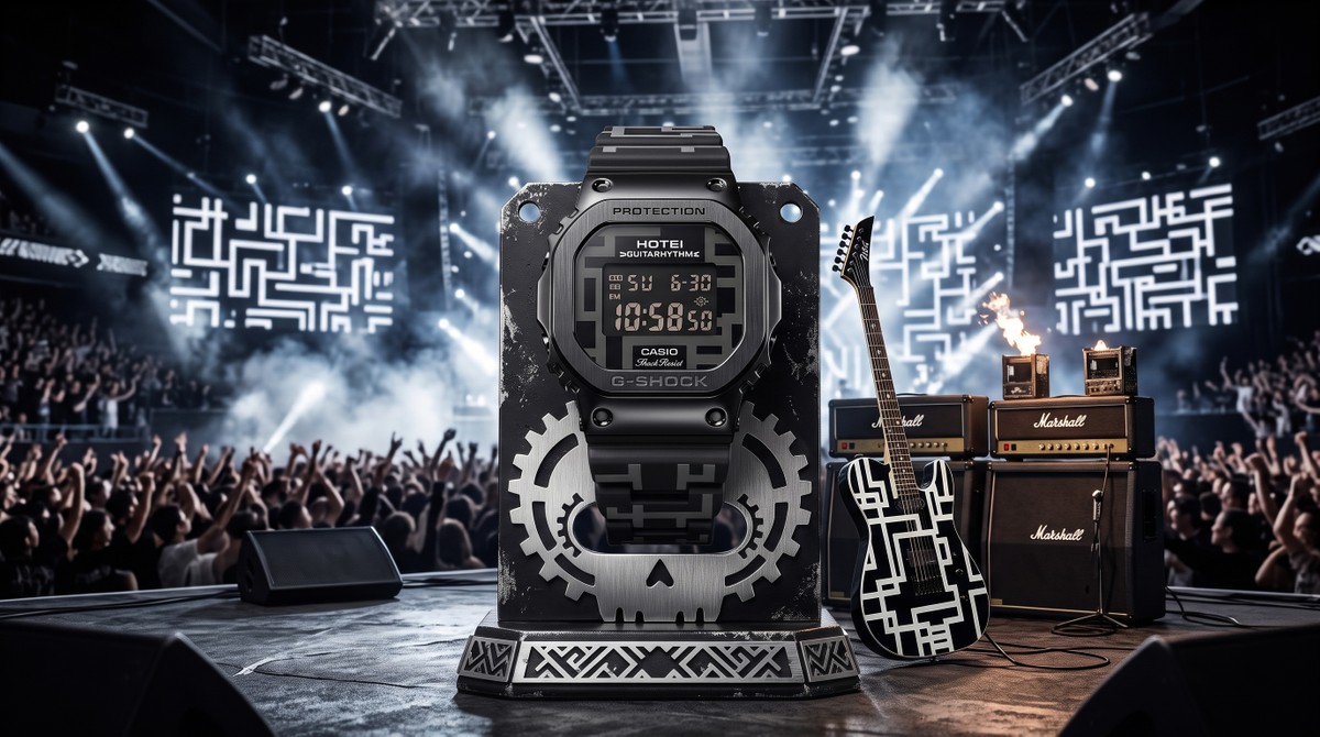 G-Shock de metal: Casio lança relógio em homenagem a renomado guitarrista