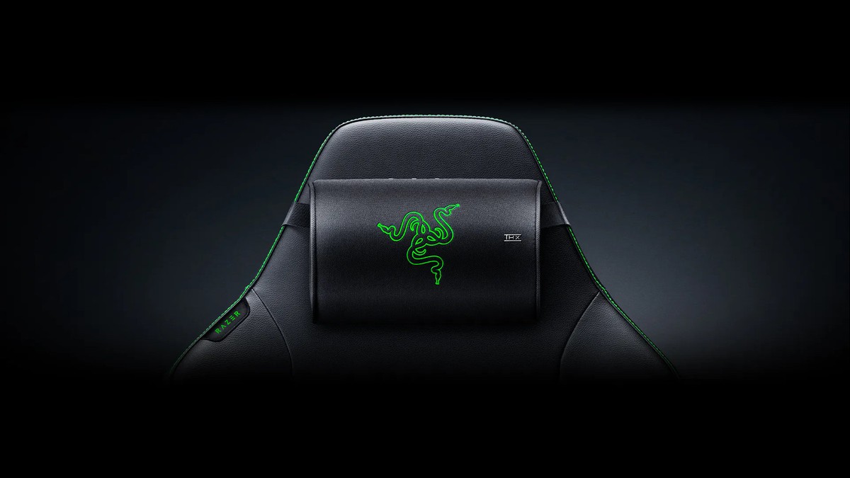 Som espacial sem fones: Razer lança apoio de cabeça com alto-falantes sem fio e áudio THX