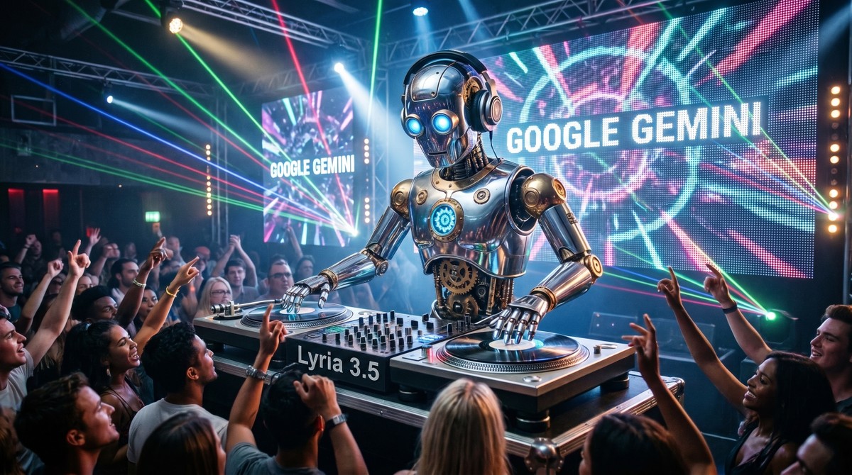 Google libera modelo de IA Lyria 3.5 para criar músicas completas no Gemini