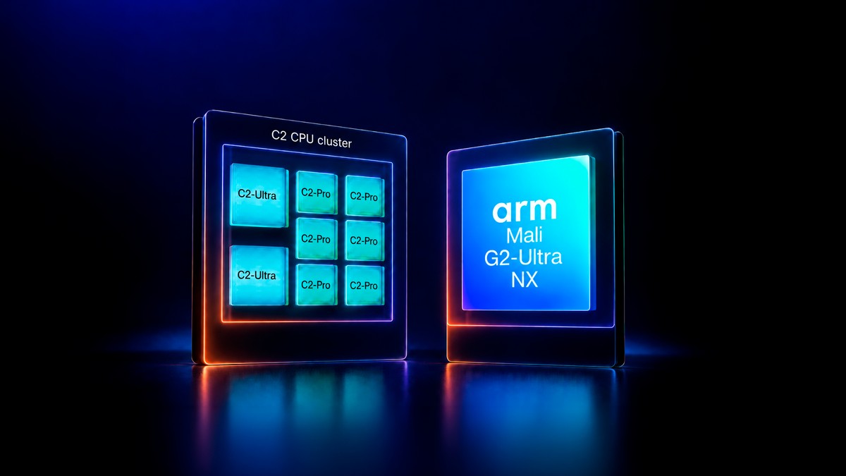 Arm lança núcleos C2 e GPU Mali G2-Ultra para celular com foco em agentes de IA e Ray Tracing