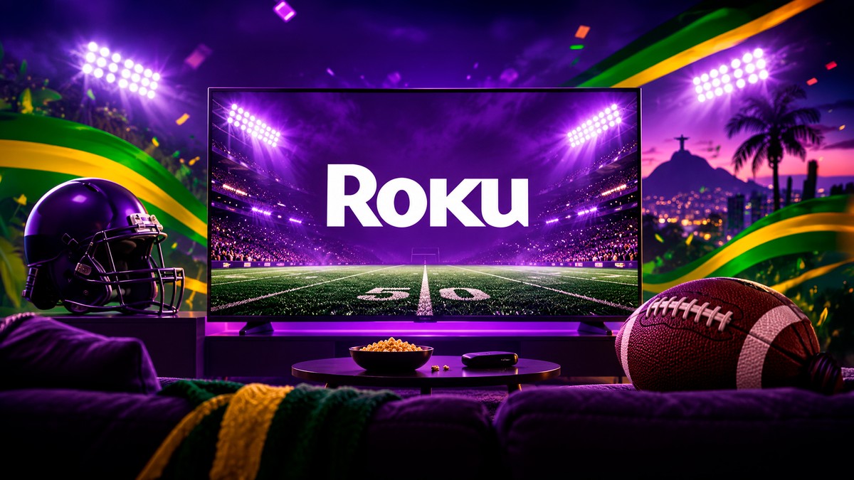 Futebol americano de graça! Roku lança Área NFL no Brasil com canal ao vivo 24 horas