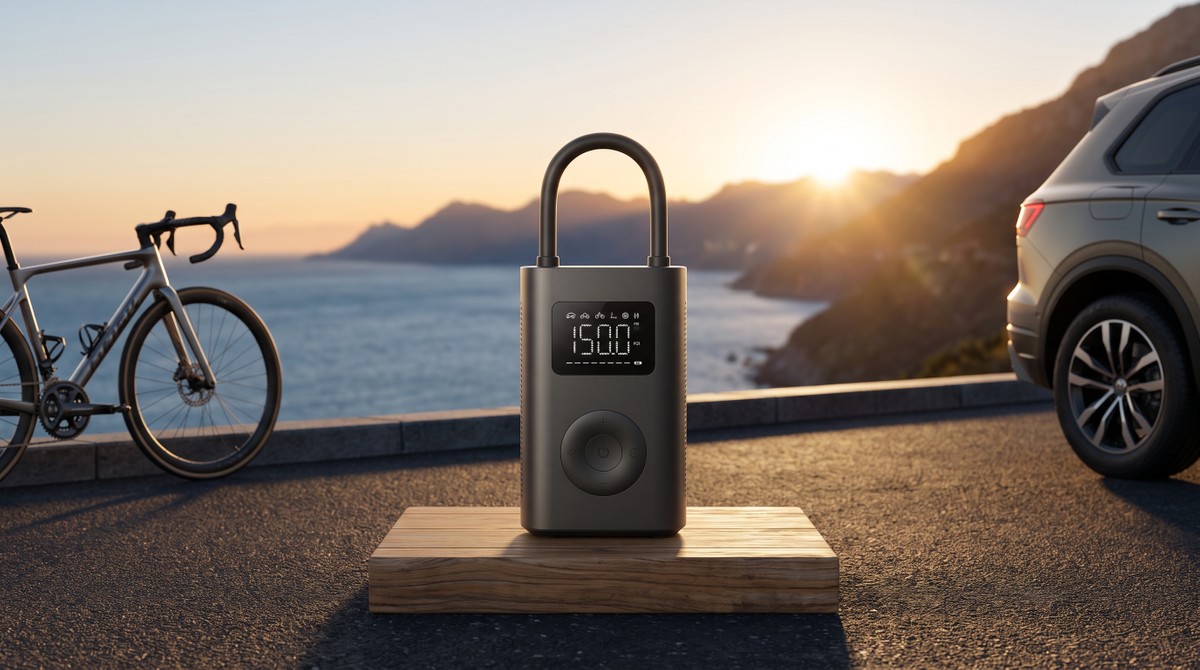 Xiaomi lança mini compressor 25% mais rápido e com 150 PSI de potência; veja preço
