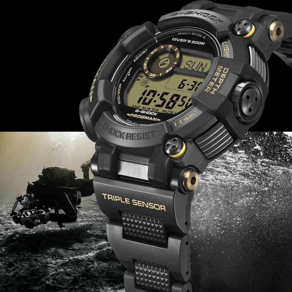 Para mergulho: Casio lança relógio tático G-Shock Frogman com
