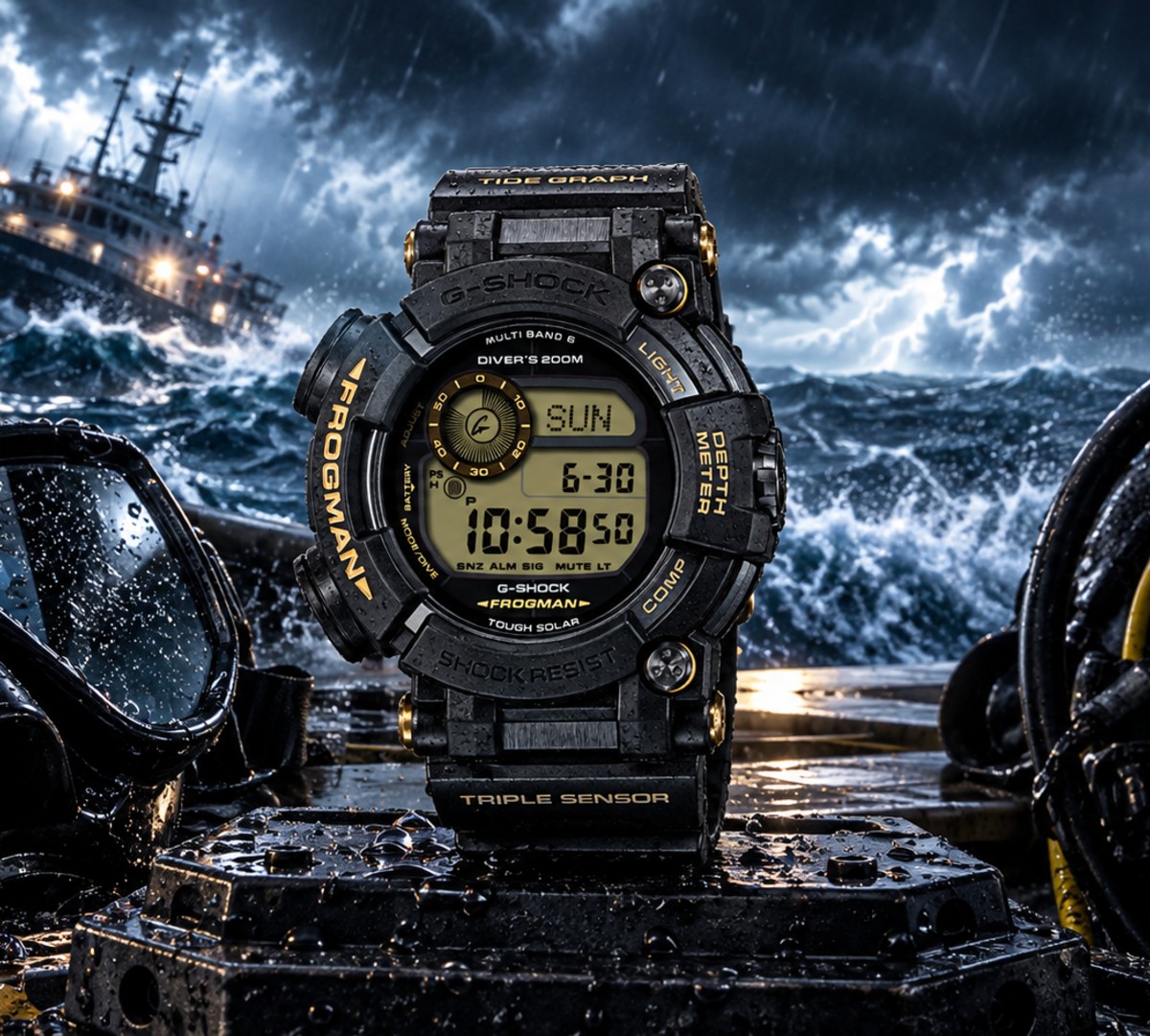 Para mergulho: Casio lança relógio tático G-Shock Frogman com