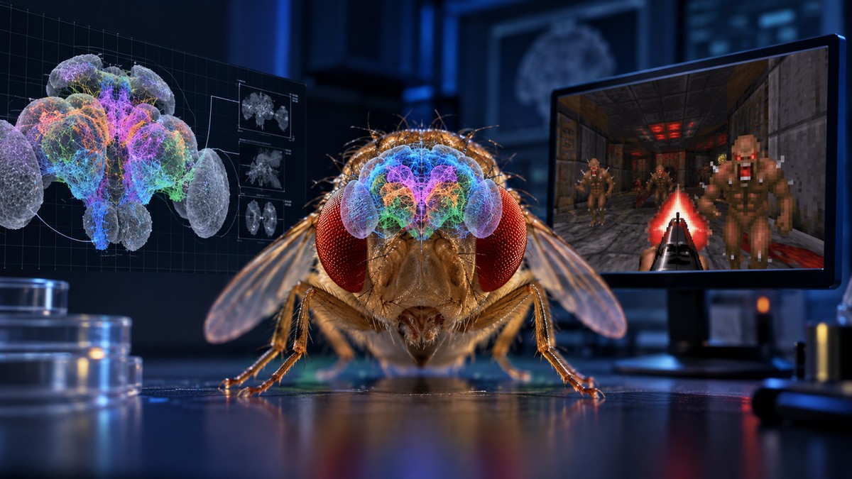 Google mapeia o sistema nervoso de uma mosca e desenvolvedores usam isso para rodar DOOM