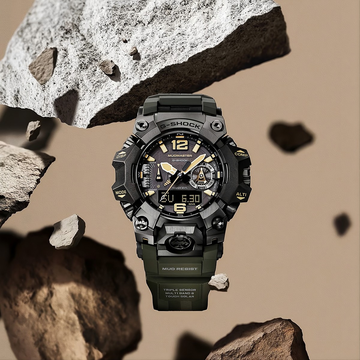 Novo relógio Casio G-Shock Mudmaster chega ao mercado com recursos avançados