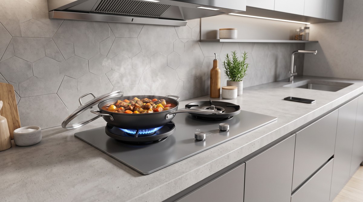 Xiaomi lança cooktop inteligente com IA que monitora a panela e desliga o gás sozinho