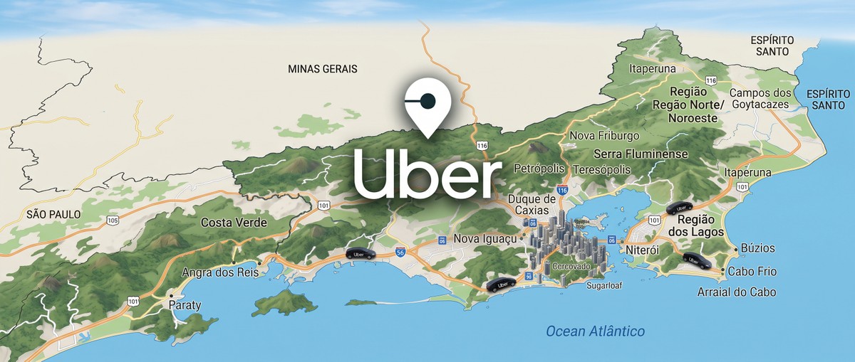 Uber entre Cidades é lançado com viagens diretas para regiões turísticas; conheça