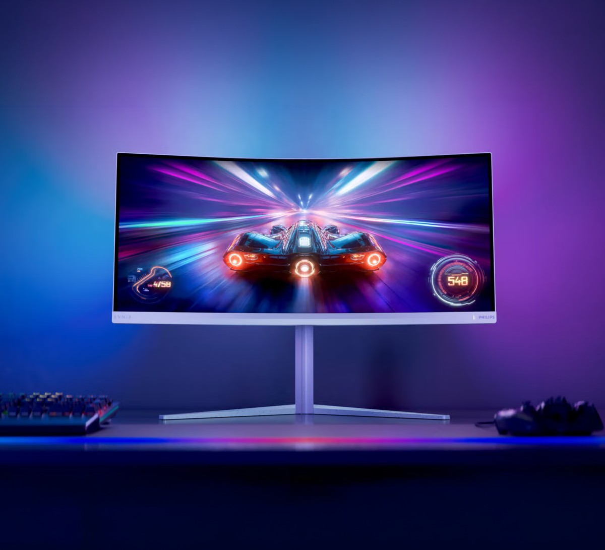 Philips lança monitor gamer ultrawide de 34 polegadas com 200 Hz e