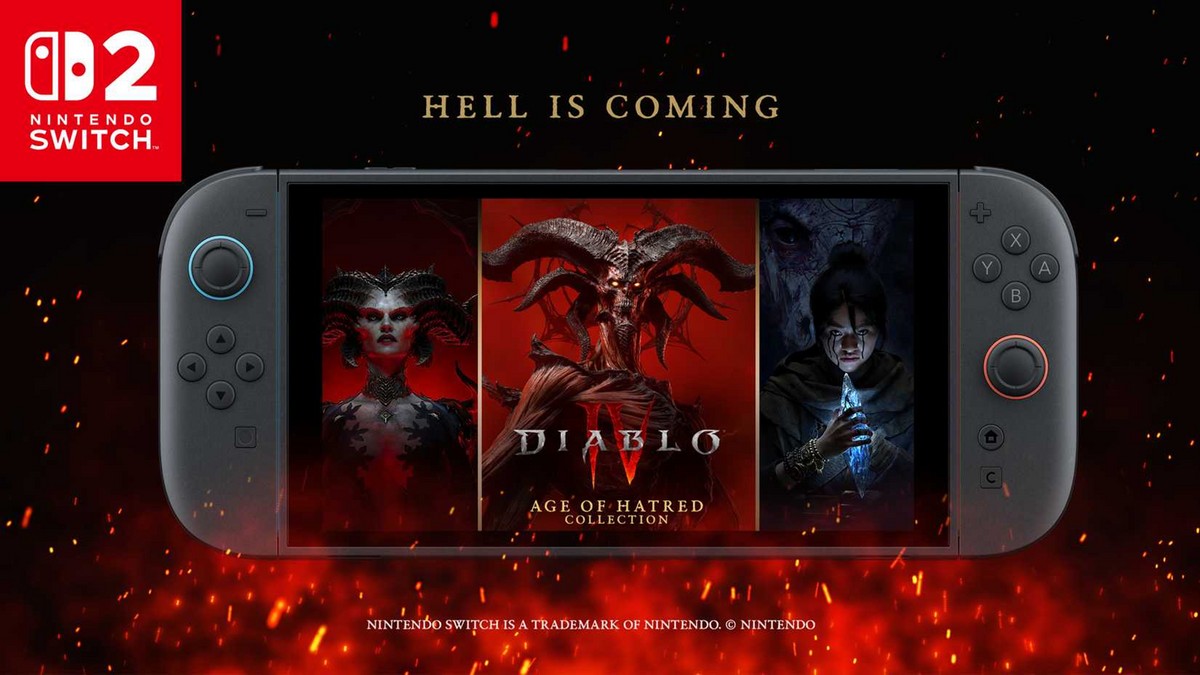 Diablo IV finalmente chegará ao Nintendo Switch 2