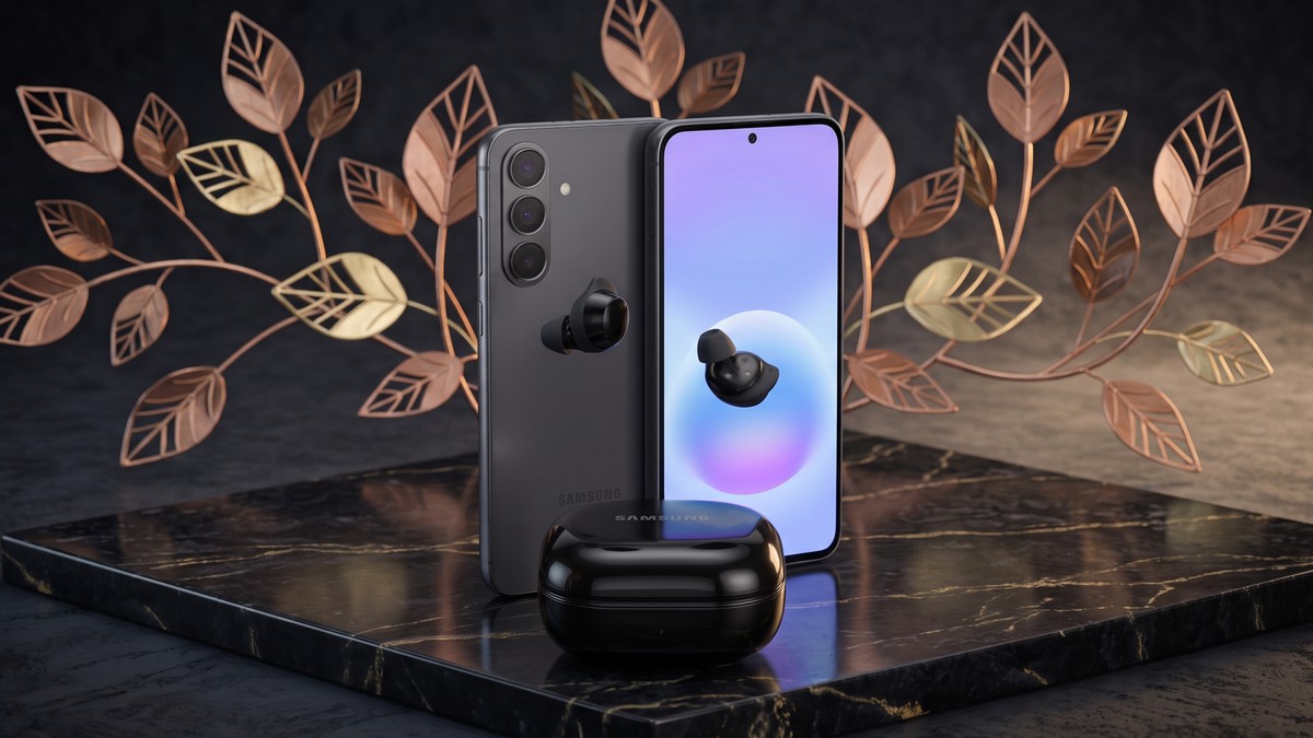 Galaxy A57 + Buds Core: kit Samsung tem celular e fone pelo melhor custo-benefício