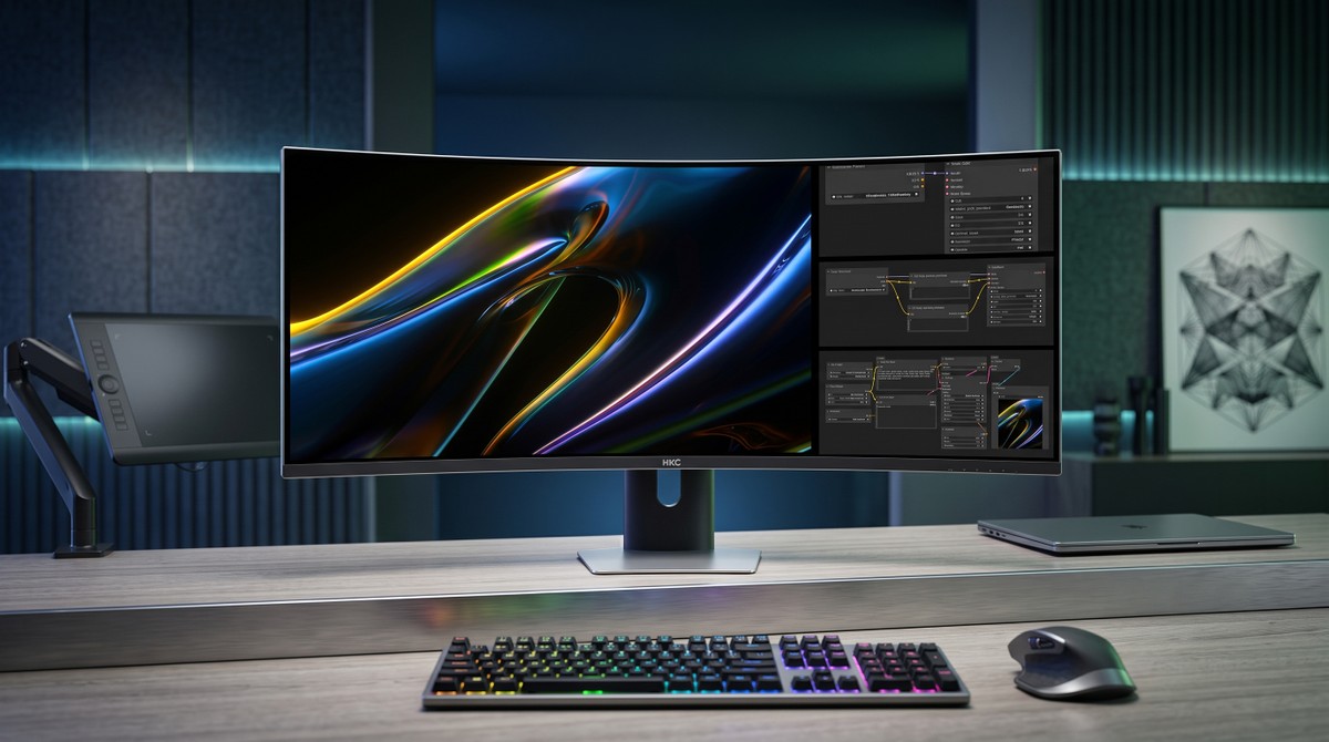 Ultrawide, 180 Hz e mais de 4K: HKC lança primeiro monitor de 43" do mundo com proporção 24:9